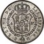 Spain 4 Reales Isabel II 1844 CL KM# 519.2 REYNA DE LAS ESPAÑAS 4 RS M CL coin reverse