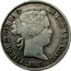 Spain 4 Reales Isabel II 1860 KM# 608.1 ISABEL 2A POR LA GRACIA DE DIOS Y LA CONST 1860 coin obverse