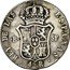 Spain 4 R KM# 562.1 Milled Real Coinage REY DE LAS ESPAÑAS 4 R B SP coin reverse