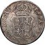 Spain 4 Reales Ferdinand VII 1823 R Spanish arms KM# 567 REY DE LAS ESPAÑAS 4 R 1 VR coin reverse