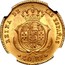 Spain 40 Reales Isabel II 1863 KM# 616.2 REINA DE LAS ESPAÑAS 40 RS coin reverse