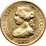 Spain 40 Reales Isabel II 1864 KM# 618.1 1864 ISABEL 2A. POR LA G DE DIOS Y LA CONST 1864 coin obverse