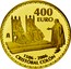 Spain 400 Euro 500th Anniversary of the Death of Columbus 2006 (M) Proof KM# 1118 400 EURO M 1506 - 2006 CRISTÓBAL COLÓN coin reverse