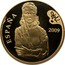 Spain 400 Euro Spanish Painters - Salvador Dali 2009 Proof KM# 1207 DALÍ 2009 ESPAÑA coin obverse
