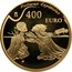 Spain 400 Euro Spanish Painters - Salvador Dali 2009 Proof KM# 1207 PINTORES ESPAÑOLES 400 EURO M coin reverse