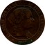 Spain 5 Centimos 1868 OM KM# 635.2 Second Decimal Coinage ISABEL II POR LA GRACIA DE DIOS Y LA CONST. 1867 coin obverse