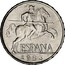 Spain 5 Centimos Iberian rider 1953 KM# 765 ESPAÑA 1953 coin obverse