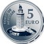 Spain 5 Euro La Coruna - Tower of Hercules 2011 Proof KM# 1236 TORRE DE HÉRCULES 5 EURO coin reverse