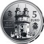 Spain 5 Euro Pontevedra - Madonna Peregrina Church 2012 Proof KM# 1269 5 EURO SANTUARIO DE LA VIRGEN PEREGRINA coin reverse