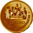 Spain 5 Euro 75th Anniversary of His Majesty the King Juan Carlos 2013 Proof KM# 1282 M 5 EURO coin reverse
