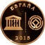 Spain 5 Euro San Cristobal de la Laguna 2015 (M) Proof KM# 1345 2015 ESPAÑA PATRIMONIO MUNDIAL WORLD HERITAGE PATRIMOINE MONDIAL UNESCO coin obverse