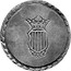 Spain 5 PS Taraggona 1809 Small 0, lazy 9 KM# 9 coin reverse