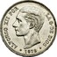 Spain 5 Pesetas Alfonso XII 1879 (79) EM-M KM# 676 ALFONSO XII POR LA G DE DIOS 18 1878 78 coin obverse