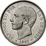Spain 5 Pesetas Alfonso XIII 1882 (82) MS-M KM# 688 ALFONSO XII POR LA G DE DIOS 1885 18 86 coin obverse