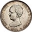 Spain 5 Pesetas Alfonso XIII 1891 (91) PG-M KM# 689 ALFONSO XIII POR LA G. DE DIOS 1890 G S coin obverse