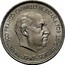 Spain 5 Pesetas 1949 (50) KM# 778 Kingdom (1949 - Present) FRANCISCO FRANCO CAUDILLO DE ESPANA POR LA G.DE DIOS 1949 coin obverse