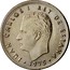 Spain 5 Pesetas Juan Carlos I 1975 (76) Proof KM# 807 JUAN CARLOS I REY DE ESPAÑA 1975 coin obverse