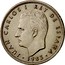 Spain 5 Pesetas Juan Carlos I 1983 KM# 823 JUAN CARLOS I REY DE ESPAÑA 1983 coin obverse
