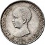 Spain 50 Centimos Alfonso XIII 1892 (92) PG-M KM# 690 ALFONSO XIII POR LA G DE DIOS 1892 coin obverse