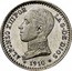 Spain 50 Cent Alfonso XIII 5th portrait 1910 (10) PC-V KM# 730 ALFONSO XIII POR LA G DE DIOS 1910 coin obverse