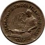 Spain 50 Cts 1937 KM# 1.2 Santander & Palencia & Burgos Republican Zone Decimal Coinage CONSEJO DE SANTANDER PALENCIA Y BURGOS 1937 coin obverse