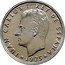 Spain 50 Centimos Juan Carlos I 1975 (76) Proof KM# 805 JUAN CARLOS I REY DE ESPAÑA 1975 coin obverse