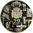 Spain 50 Euro First Anniversary of the Introduction of the Euro 2003 Proof KM# 1093 50 EURO M coin reverse