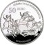 Spain 50 Euro Bicentennial Independence War 2008 Proof KM# 1198 GUERRA DE LA INDEPENDENCIA 50 EURO M BICENTENARIO coin reverse