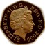UK 50 Pence European Community 2009  Proof ELIZABETH II D G REG F D 2009 IRB coin obverse