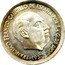 Spain 50 Pesetas Francisco Franco 1957 Issued to commemorate the 1958 Barcelona Exposi- tion with "BA" replacing the star on left side of reverse KM# 788 FRANCISCO FRANCO CAUDILLO DE ESPAÑA POR LA G.DE DIOS 1957 coin obverse