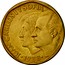 Spain 500 Pesetas Juan Carlos and Sofia 1988 KM# 831 JUAN CARLOS I Y SOFIA 1988 coin obverse