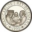 Spain 5000 Pesetas Moctezuma Marina and Cortes 1990 Proof KM# 869 JUAN CARLOS I REY DE ESPAÑA 1990 coin obverse