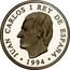 Spain 5000 Pesetas Imperial Eagle 1994 Proof KM# 942 1994 JUAN CARLOS I REY DE ESPAÑA coin obverse