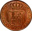 Spain 6 Cuar Catalonia 1839 KM# 128 ISABEL 2ª REYNA CONST DE LAS E 1839 coin obverse