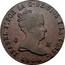 Spain 8 Maravedis Isabel II 1844 KM# 531.2 ISABEL 2A POR LA G DE DIOS Y LA CONST 1844 8M coin obverse