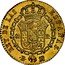 Spain 80 R 1823 B SP KM# 564.1 Milled Real Coinage REY DE LAS ESPANAS B SP 80 R coin reverse