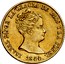 Spain 80 Rs Isabel II 1844 B PS KM# A579 ISABEL 2º POR LA GRACIA DE DIOS Y LA CONST 1844 coin obverse