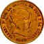 Spain 80 Rs (Isabel II) KM# 578.2 ISABEL 2A POR LA GRACIA DE DIOS Y LA CONST 1845 coin obverse