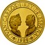 Spain 80000 Pesetas Ferdinand II and Isabella I 1989 Proof KM# 845 JVAN CARLOS I REY DE ESPAÑA 19 89 coin obverse