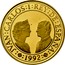 Spain 80000 Pesetas Hammer minting 1992 Proof KM# 1005 JVAN CARLOS I REY DE ESPAÑA 1992 coin obverse