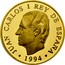 Spain 80000 Pesetas Iberian Lynx 1994 Proof KM# 945 JUAN CARLOS I REY DE ESPAÑA 1994 coin obverse