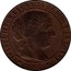 Spain Centimo 1866 KM# 633.4 Second Decimal Coinage ISABEL II POR LA GRACIA DE DIOS ET LA CONST. 1866 coin obverse