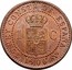 Spain 1 C Alfonso XIII 4th portrait 1906 (6) SL-V KM# 726 REY CONSTL DE ESPAÑA 1 C S L 1906 V coin reverse