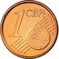 Spain Euro Cent Cathedral 2000 (M) KM# 1040 1 EURO CENT LL coin reverse