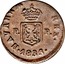 Spain 1M 1833 PP KM# 130 Province Navarre Standart Coinage NAVARRAE REX P P 1833 coin reverse