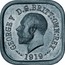 Australia One Penny George V Kookaburra Pattern - Type 5a 1919  Pattern KM# Pn10a GEORGE V D G BRITT OMN REX 1919 coin obverse