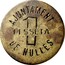 Spain 1 Pesseta Nulles (1937) KM# 5 AJUNTAMENT 1 PESSETA DE NULLES coin obverse