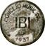 Spain 1 Peseta Ibi 1937 KM# 2 CONCEJO MUNICIPAL IBI 1937 coin obverse