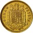 Spain Peseta Juan Carlos I 1975 (76) Proof KM# 806 UNA PESETA 19 78 UNA GRANDE LIBRE PLUS ULTRA coin reverse