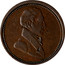 Canada 1/2 Penny Commercial Change - Bust Design ND - coin obverse